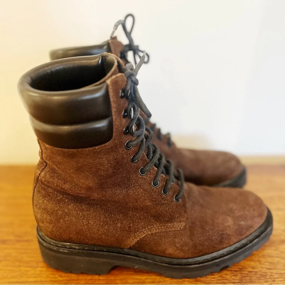 YVES SAINT LAURENT COMMANDO BOOT - Picture 3 of 14